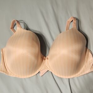 Victoria's Secret Striped Cream Bra